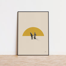 Before Sunrise Inspired Poster  Mid Century Modern Poster  Minimalist Poster  Retro Art Print  Classic Movie  Gifts for her 1573486250