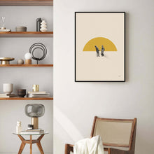 Before Sunrise Inspired Poster  Mid Century Modern Poster  Minimalist Poster  Retro Art Print  Classic Movie  Gifts for her 1573486250
