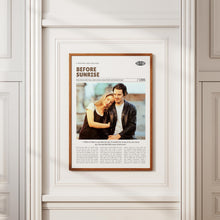 Before Sunrise, Richard Linklater, Retro Movie Poster, Custom Movie Poster 4421168500