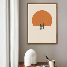 Before Sunset Inspired Poster  Mid Century Modern Poster  Minimalist Poster  Retro Art Print  Classic Movie  Gifts for her 1587663763