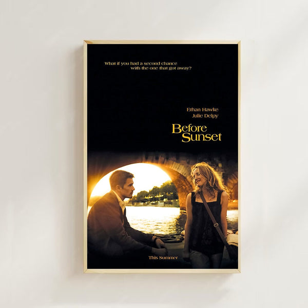 Before Sunset (2004)--Movie  Poster(Regular Style) Art Prints,Home Decor,Vintage Movie Poster,Canvas Poster 1655021890