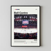 Bell Centre Poster, Montreal Canadiens Poster Print, NHL Arena Poster, Hockey Fan Gift Print