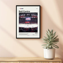 Bell Centre Poster, Montreal Canadiens Poster Print, NHL Arena Poster, Hockey Fan Gift Print