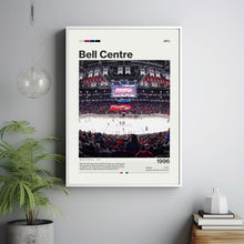 Bell Centre Poster, Montreal Canadiens Poster Print, NHL Arena Poster, Hockey Fan Gift Print