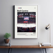 Bell Centre Poster, Montreal Canadiens Poster Print, NHL Arena Poster, Hockey Fan Gift Print