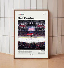 Bell Centre Poster, Montreal Canadiens Poster Print, NHL Arena Poster, Hockey Fan Gift Print