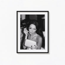 Bella Hadid Makeup Print, Teen Room Black and White Wall Art, Vintage Print, Photography Prints, Museum Quality Photo Print, Feminist Print 1620778435