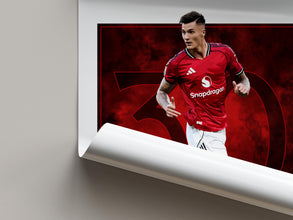 Benjamin Sesko Poster Manchester Football Gift, Soccer Poster 4399612610