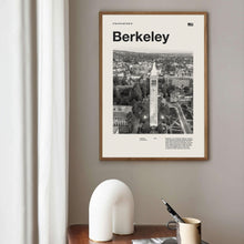 Berkeley City Art Print  Berkeley Poster  Berkeley Wall Art  Mid Century Poster  Travel Print Art  California 1686151291