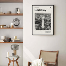 Berkeley City Art Print  Berkeley Poster  Berkeley Wall Art  Mid Century Poster  Travel Print Art  California 1686151291