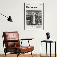 Berkeley City Art Print  Berkeley Poster  Berkeley Wall Art  Mid Century Poster  Travel Print Art  California 1686151291