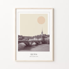 Bern Poster Print, Bern Travel Poster, Bern Minimalistic Wall Art, Bern, Switzerland 1868246610