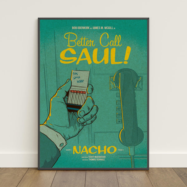 Better Call Saul Poster  Retro Print  Wall Art  Home Decor  Gift Poster  TV Show Poster #2 1813470328 - Copy (2)