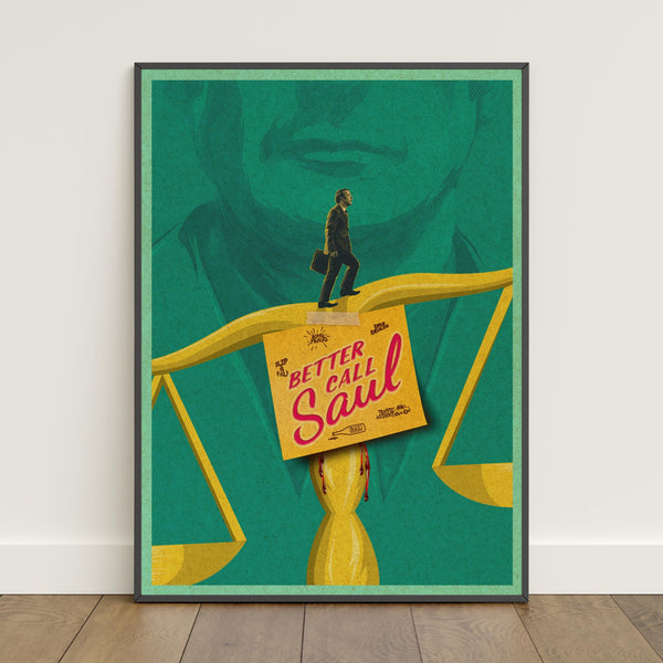 Better Call Saul Poster  Retro Print  Wall Art  Home Decor  Gift Poster  TV Show Poster #2 1813470328 - Copy (3)
