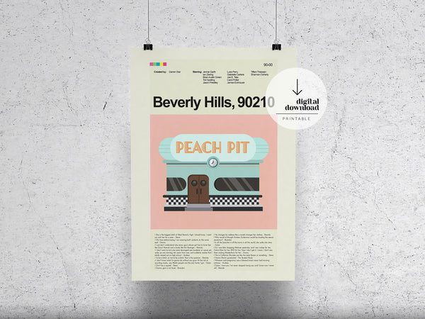 Beverly Hills, 90210  Minimalist Movie Poster 1455405031