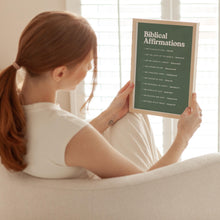 Bible Affirmations Poster Sage Green Christian Wall Art (Digital Download) 1893556105
