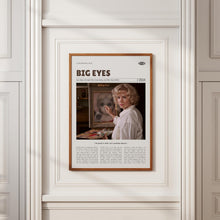 Big Eyes, Tim Burton, Retro Movie Poster, Custom Movie Poster Print 4421166737