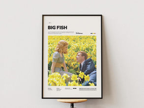 Big Fish Poster, Tim Burton 2003 Movie Print Poster, Ewan McGregor and Albert Finney Starring Big Fish Print, Movie Wall Art 1902291409