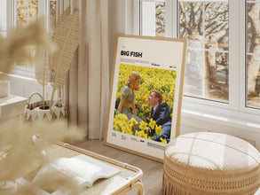 Big Fish Poster, Tim Burton 2003 Movie Print Poster, Ewan McGregor and Albert Finney Starring Big Fish Print, Movie Wall Art 1902291409