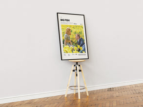Big Fish Poster, Tim Burton 2003 Movie Print Poster, Ewan McGregor and Albert Finney Starring Big Fish Print, Movie Wall Art 1902291409