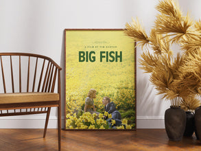 Big Fish poster, vintage wall art, retro film print, Tim Burton, Ewan McGregor 1903820629