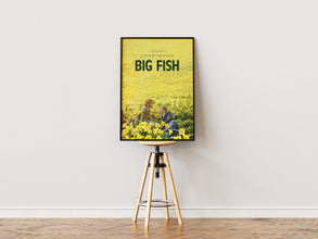 Big Fish poster, vintage wall art, retro film print, Tim Burton, Ewan McGregor 1903820629