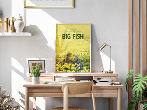 Big Fish poster, vintage wall art, retro film print, Tim Burton, Ewan McGregor 1903820629