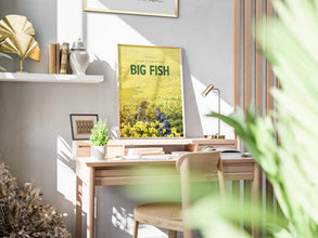 Big Fish poster, vintage wall art, retro film print, Tim Burton, Ewan McGregor 1903820629