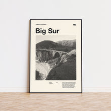 Big Sur Art Print  Big Sur  Poster  Big Sur Wall Art  Mid Century Poster  Travel Print Art  California  Vintage Poster 1584152071