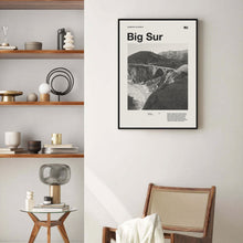 Big Sur Art Print  Big Sur  Poster  Big Sur Wall Art  Mid Century Poster  Travel Print Art  California  Vintage Poster 1584152071
