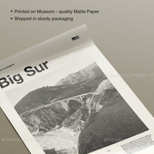 Big Sur Art Print  Big Sur  Poster  Big Sur Wall Art  Mid Century Poster  Travel Print Art  California  Vintage Poster 1584152071