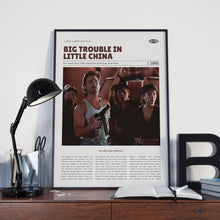 Big Trouble in Little China, John Carpenter, Retro Movie Poster, Custom Movie Poster Print 4421171727
