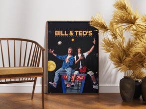 Bill and Ted's Adventure Movie Poster, Retro Film Art (Digital Download) 4405561510