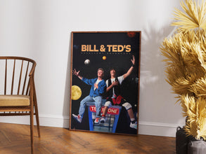 Bill and Ted's Adventure Movie Poster, Retro Film Art (Digital Download) 4405561510