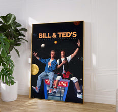 Bill and Ted's Adventure Movie Poster, Retro Film Art (Digital Download) 4405561510