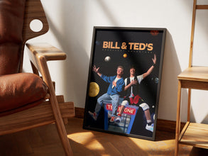 Bill and Ted's Adventure Movie Poster, Retro Film Art (Digital Download) 4405561510