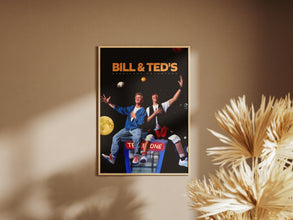 Bill and Ted's Adventure Movie Poster, Retro Film Art (Digital Download) 4405561510