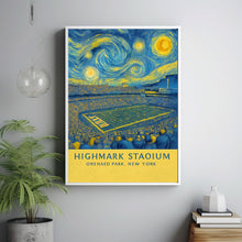 Bills NFL  Highmark Stadium  Black and White  Poster