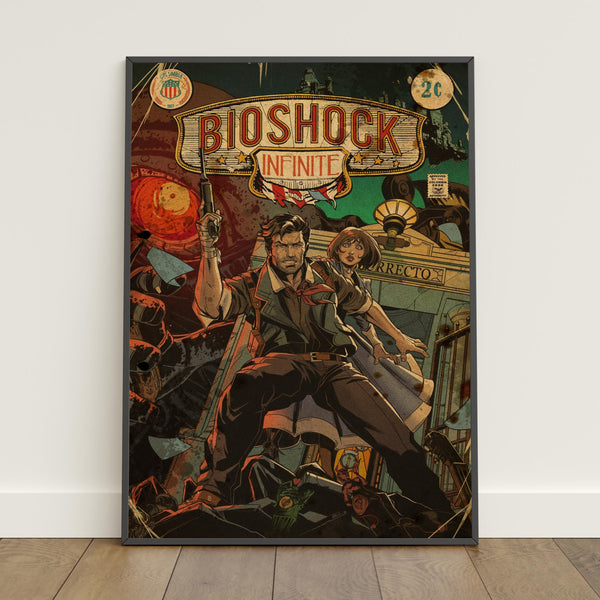 BioShock Poster  Retro Print  Wall Art  Home Decor  Gift Poster  Game Poster #4 1816503275 - Copy