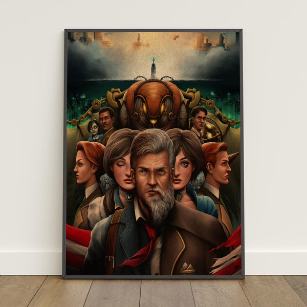 BioShock Poster  Retro Print  Wall Art  Home Decor  Gift Poster  Game Poster #4 1816503275 - Copy (6)