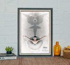 Black Swan Movie Poster Natalie Portman, Classic Film Canvas Art 4358457533 - Copy
