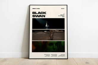 Black Swan Movie Poster, Modern Movie Poster Print, Black Swan Poster Wall Decor, DIGITAL FILES, Natalie Portman, Vincent Cassel 1419003422