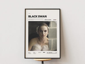 Black Swan Poster, Natalie Portman as Black Swan Print, Darren Aronofsky Film Black Swan Alternative Poster, Movie Wall Art Idea 4311784602