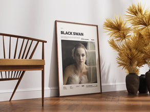 Black Swan Poster, Natalie Portman as Black Swan Print, Darren Aronofsky Film Black Swan Alternative Poster, Movie Wall Art Idea 4311784602
