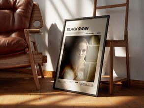 Black Swan Poster, Natalie Portman as Black Swan Print, Darren Aronofsky Film Black Swan Alternative Poster, Movie Wall Art Idea 4311784602