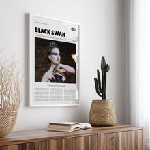 Black Swan, Darren Aronofsky, Retro Movie Poster, Custom Movie Poster 4421166579