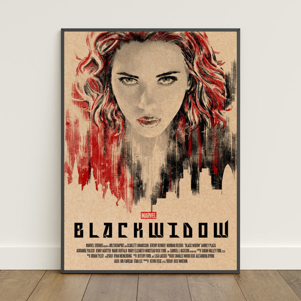 Black Widow Poster  Retro Print  Wall Art  Home Decor  Gift Poster  Movie Poster 1829368781