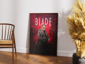 Blade Poster, Printable Wall Art, Movie Lovers Gift, Home Decor, Retro Poster, Stephen Norrington, Wesley Snipes, Gift for Him, Wall Art 1878967120