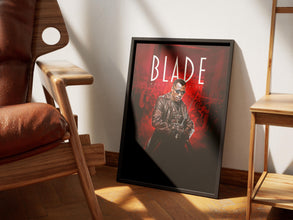 Blade Poster, Printable Wall Art, Movie Lovers Gift, Home Decor, Retro Poster, Stephen Norrington, Wesley Snipes, Gift for Him, Wall Art 1878967120