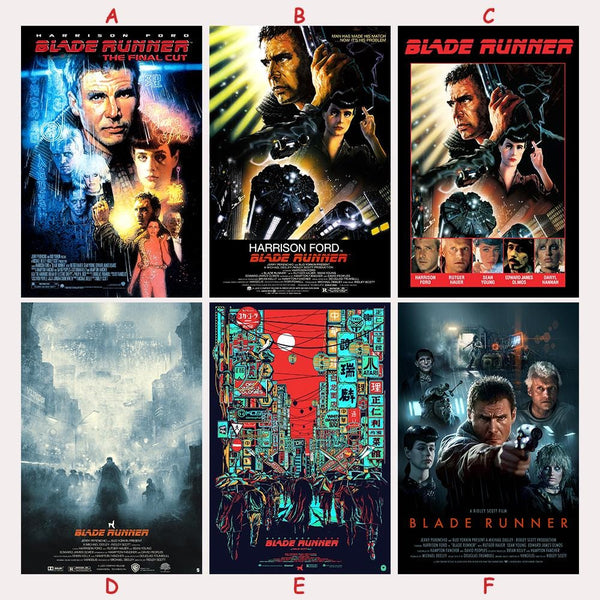 Blade Runner 1982 Classic Movie Poster - Film Fan Collectibles - Vintage Movie Poster - Home Decor - Wall Art - Posters Gifts 1570868723